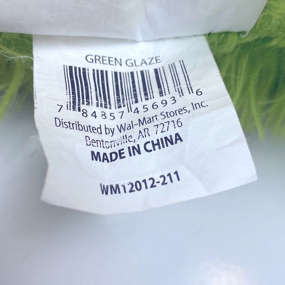 Grinch Fluffy Lime Green Glaze Soft Rectangle Pillow Size 20 x 26" Filled in USA - Picture 5 of 9